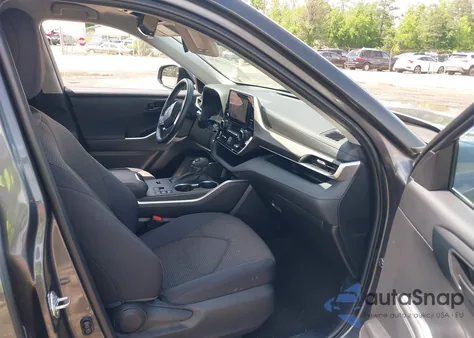 2023 Toyota Highlander Le z USA, uszkodzony, nr VIN 5TDKDRAH9PS034127